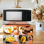 Microwave with 10 Power Levels, 1000W with Push Button Door Lock, Microwave with Microwave Turntable and Digital Controls