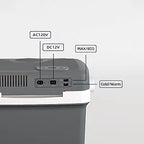 Lodówka i podgrzewacz elektryczny 28 litrów/26 litrów, 12 V, chłodziarki samochodowe do podróży, podłączane, chłodziarki elektryczne do pojazdów i ciężarówek z prądem zmiennym/stałym