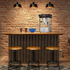 Popcorn Red Movie Theater Style 8 uncji, antyczna maszyna do popcornu, wykonana ze stali nierdzewnej i hartowanego szkła, strefy żywności