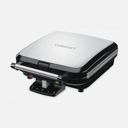 4-Slice Belgian Waffle Maker, Square, Non-Stick Waffle Baker Machine with Five-setting Browning Controls