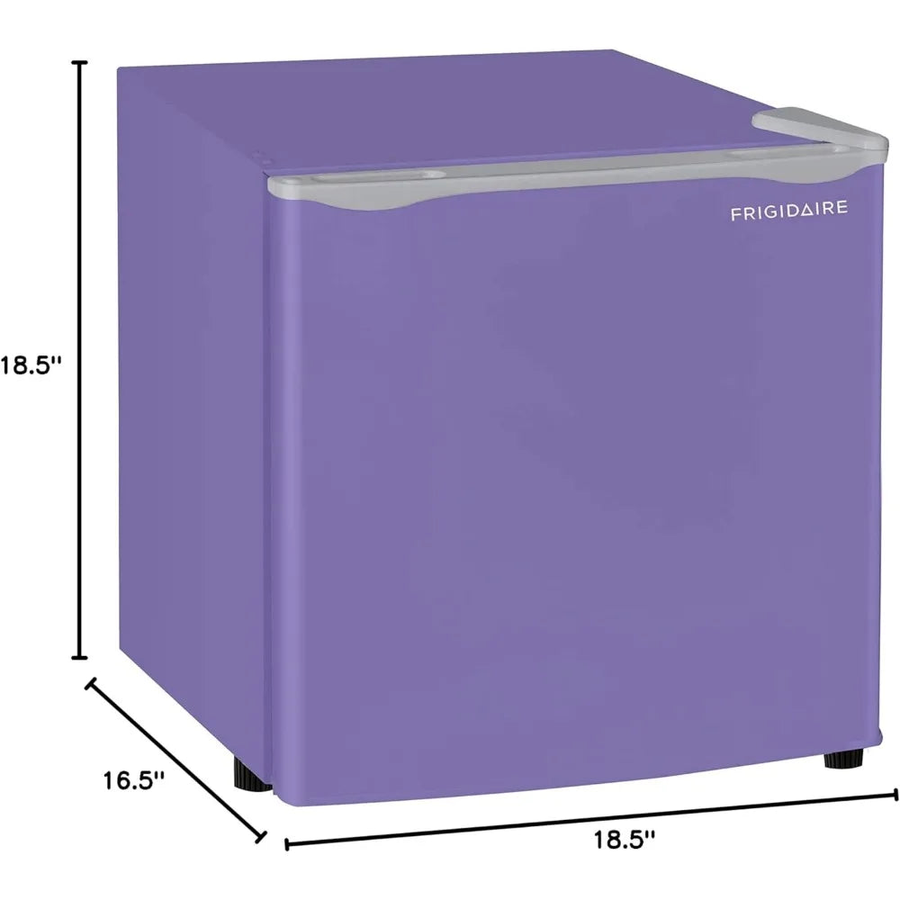 1.6 Cu Ft Compact Fridge for Office, Dorm Room, Mancave or RV, Single door Mini Refrigerator, Desktop small Refrigerator