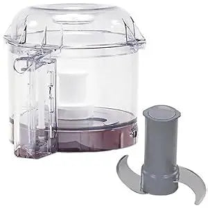 Commercial Cutter Mixer With 2.9 Liter Clear Polycarbonate Batch Bowl, 1-HP, 120-Volts, Food Processor Chopper, Multifunctional