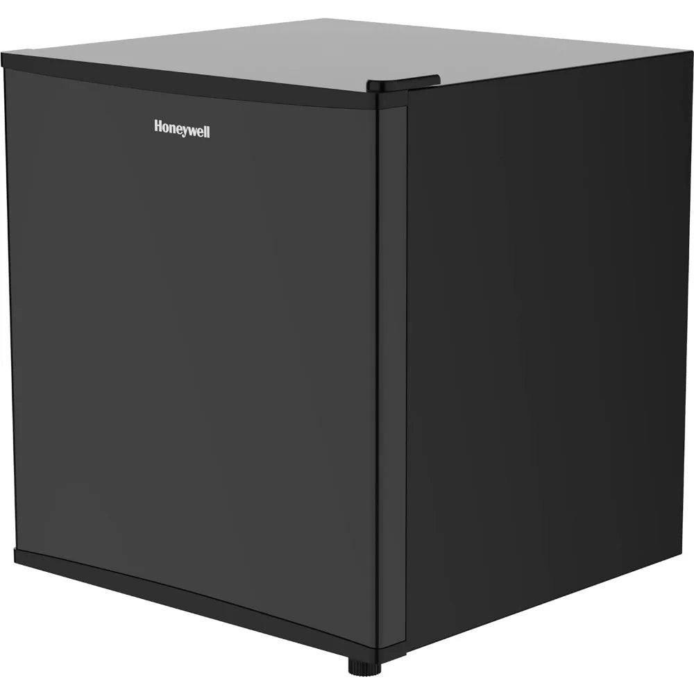 Compact Refrigerator 1.6 Cu Ft Mini Fridge with Freezer, Single Door, Low noise, with Adjustable Temperature Settings, Black