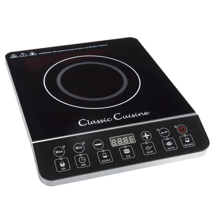 Multi-Function 1800W Portable Induction Cooker, Electric Hot Plate Stove Burner,14 inches L x 11.4 inches W x 2.5 inches H