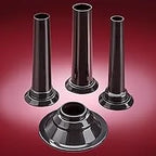 w/Foot Pedal Heavy Duty Electric Meat Grinder & Sausage Stuffer: 6 Grinding Plates, 3 S/S Blades, 3 Sausage Tubes, Kubbe - Black