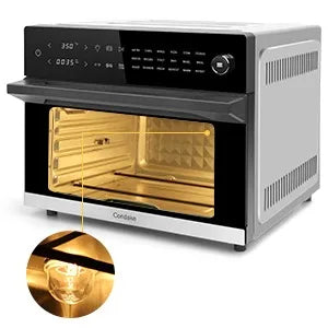 32QT Air Fryer Oven Toaster Oven Combo with Rotisserie 18-in-1 Convection Oven Countertop Digital Airfryer, 1800W