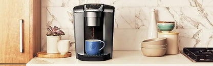 Single-Serve K-Cup Pod Coffee Maker Brushed Silver Machine Espresso Electric Kitchen Appliances Home