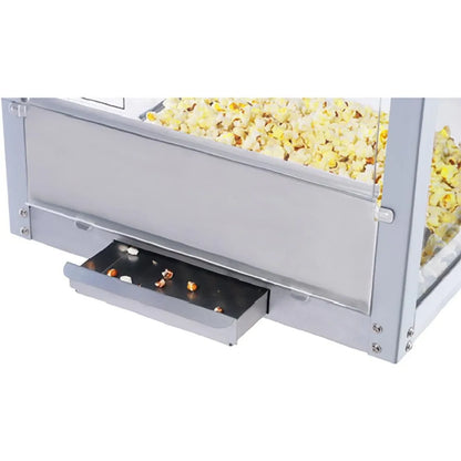 Popcorn Red Countertop Foundation Popcorn Popper Machine, 8 Ounce, with 3 Position Control Switch, Exclusive Whisper Quiet Motor