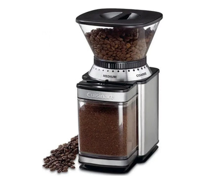 Coffee Grinder, Electric Burr One-Touch Automatic Grinder with18-Position Grind Selector, Stainless Steel, Easy to Carry