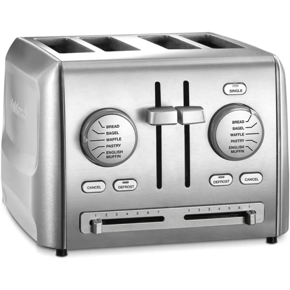 Toster 4-Slice Custom Select Toster ze stali nierdzewnej do tostów chlebowych Sprzęt kuchenny Kuchnia Dom
