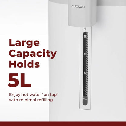 Hot Water Dispenser & Warmer, Auto Dispense & Boil Dry Protection, Insulated Stainless Steel, 5 Liter, electric Water Bottle