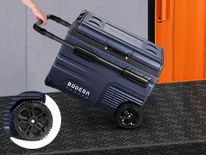 12 Volt Car Refrigerator, RV Car Fridge Dual Zone APP Control, Portable Freezer,37 Quart (35L) - 12/24V DC and 100-240V AC