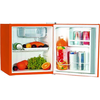 1.6 Cu Ft Compact Fridge for Office, Dorm Room, Mancave or RV, Single door Mini Refrigerator, Desktop small Refrigerator