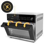 32QT Air Fryer Oven Toaster Oven Combo with Rotisserie 18-in-1 Convection Oven Countertop Digital Airfryer, 1800W