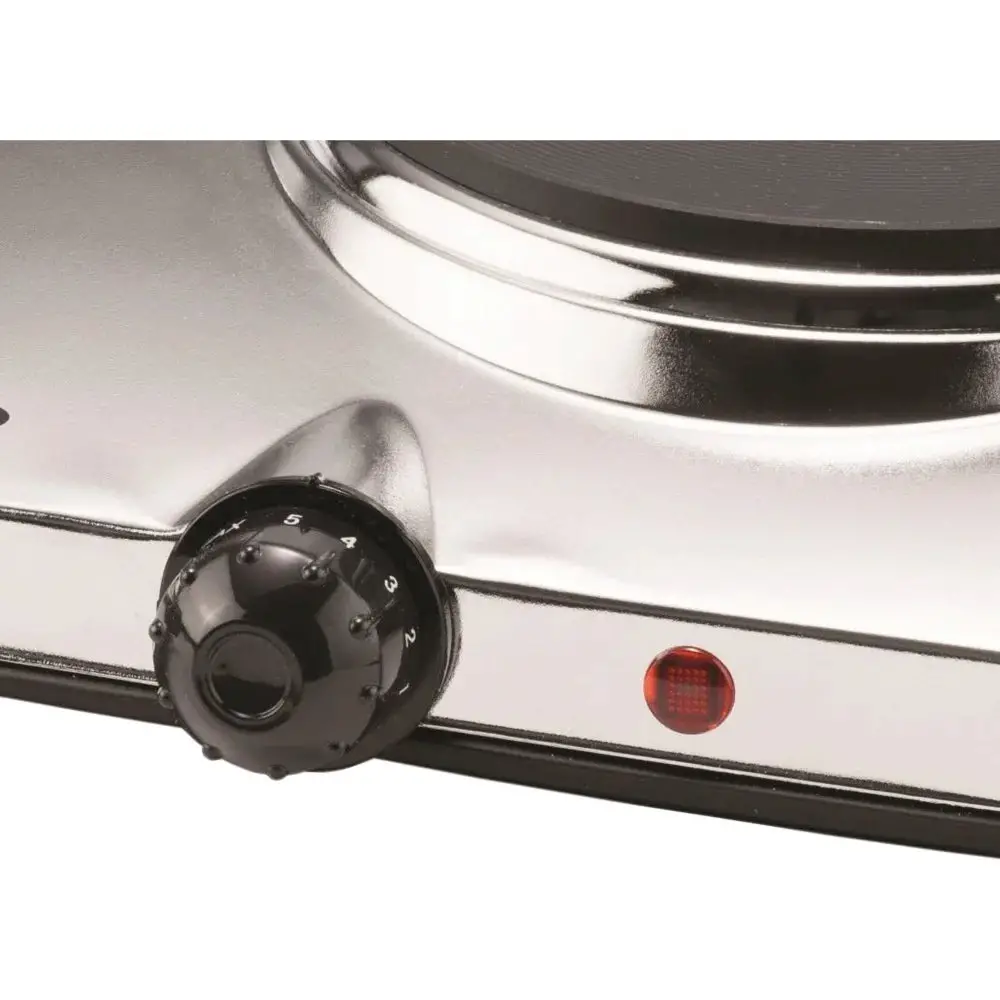 Hot Plates for Cooking, 1,440-Watt Double-Burner Electric Hot Plate, Countertop Burners, Electric Burner Portable Stove Top