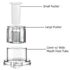 Custom 11 Cup Food Processor With 625-Watt Motor and Extra-Large Feed Tube allows, Included for Even More Versatility, White