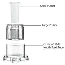 Custom 11 Cup Food Processor With 625-Watt Motor and Extra-Large Feed Tube allows, Included for Even More Versatility, White