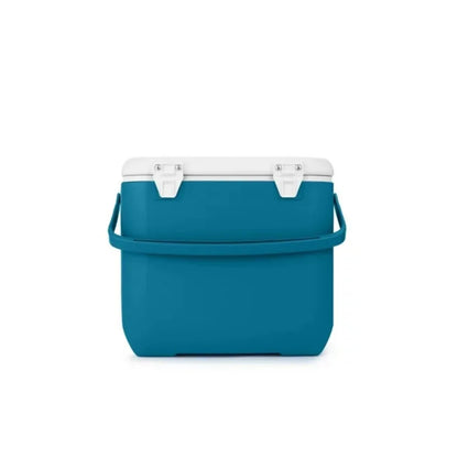 Chiller 30-Quart Portable Hard Cooler, Blue, Top's Smoother Surface Cleans Down Easily Holds up to 25 cans with 15 lbs. of Ice