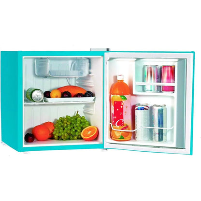 1.6 Cu Ft Compact Fridge for Office, Dorm Room, Mancave or RV, Single door Mini Refrigerator, Desktop small Refrigerator