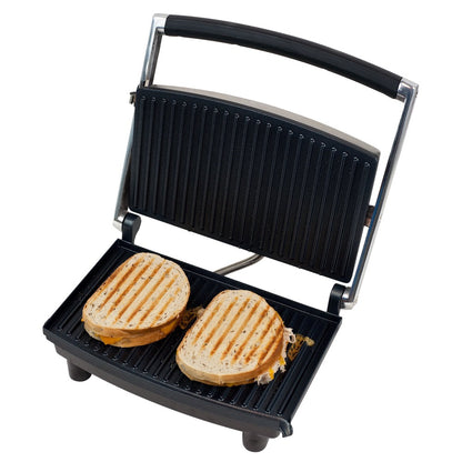 Press Sandwich Maker and Indoor Grill with Drip Tray, Smokeless Barbecue, Indoor Barbecue Tray