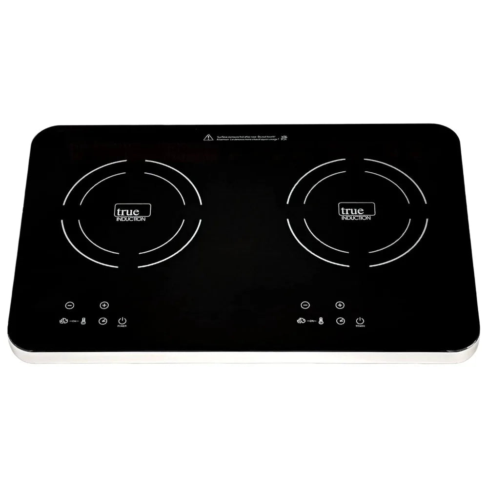 Induction Cookers, Cooktop, Double Burner, independent control, Energy Efficient, Touch Control Panel, 1800W, Black