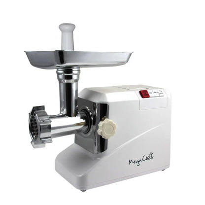 1800-Watt High Quality Automatic Meat Grinder for Household Use, with reverse function, Includes sausage attachments