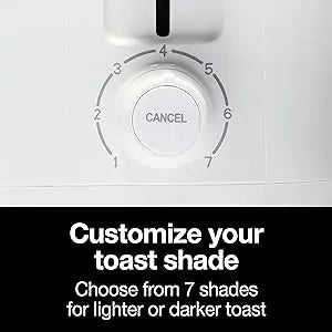 4 Slice Toaster with Extra Wide Slots for Bagels, Cool-Touch Walls, Shade Selector, Toast Boost, Auto Shut-off and Cancel Button