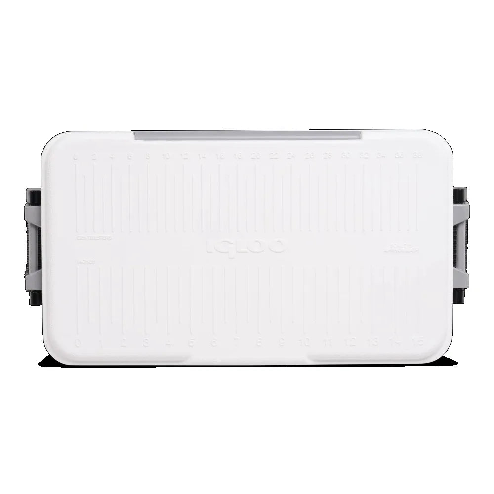 25 QT Marine Hard Sided Cooler, White (10.46" x 20.56" x 13.06"), UV Inhibitors Prevent Sun Damage Holds Up to 36 Cans