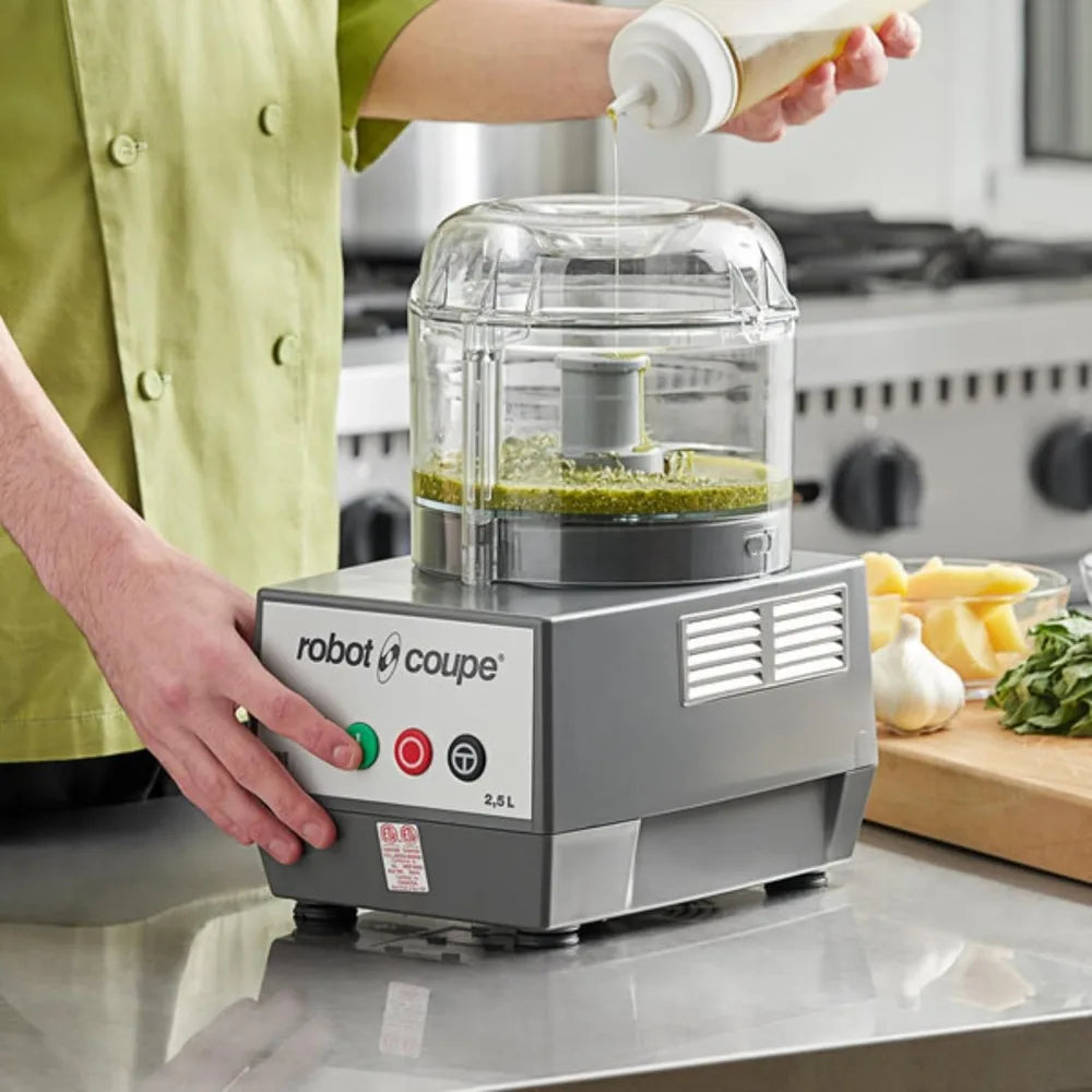 Robot kuchenny kombinowany, 2,5 kwarty przezroczysta miska wsadowa, poliwęglan, przezroczysty, 120 V, wielofunkcyjny