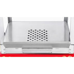 Maszyna do popcornu Popcorn Red Countertop Foundation, 8 uncji, z 3-pozycyjnym przełącznikiem sterującym, ekskluzywny cichy silnik