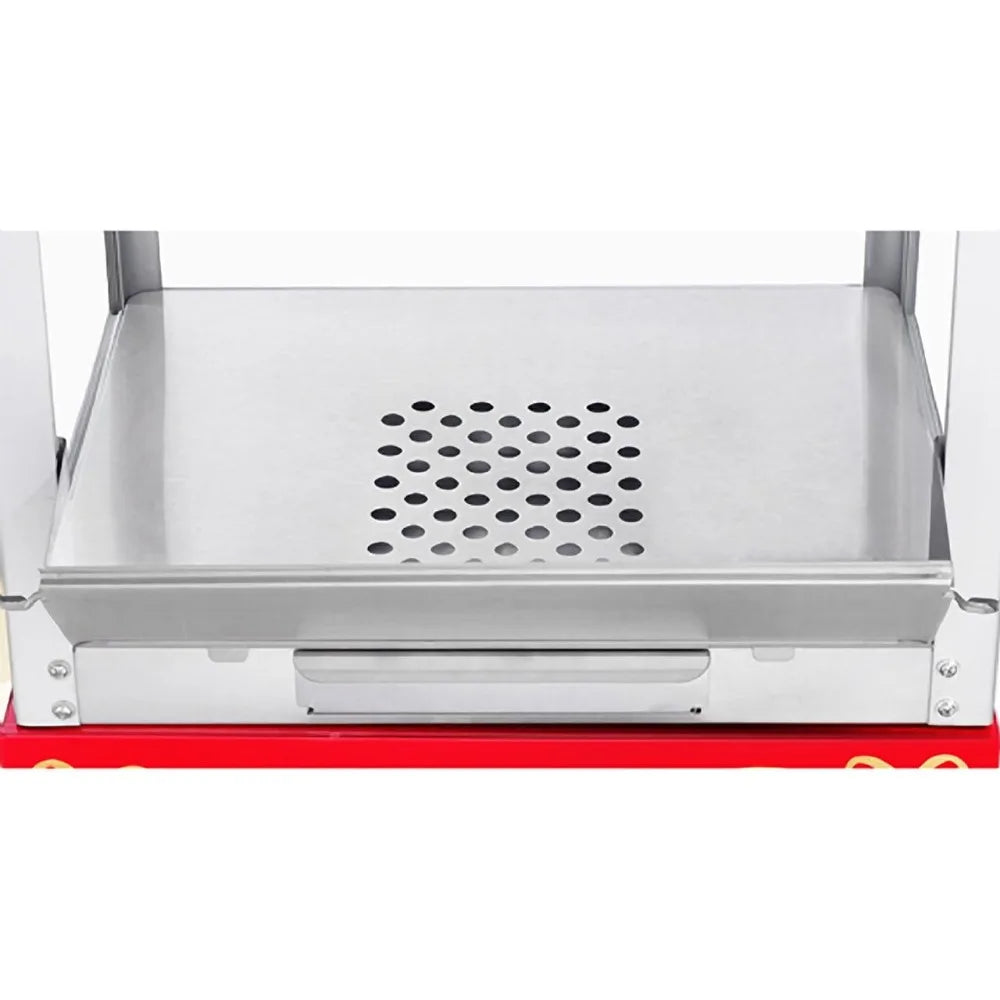 Maszyna do popcornu Popcorn Red Countertop Foundation, 8 uncji, z 3-pozycyjnym przełącznikiem sterującym, ekskluzywny cichy silnik