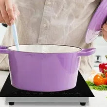 Płyta indukcyjna - 2 szklane strefy palników indukcyjnych z regulowanymi ustawieniami temperatury - kuchenka 1800 W z cyfrowym czujnikiem dotykowym