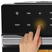 32QT надзвичайно велика аерофритюрниця, комбінована аерофритюрниця 19-в-1, тостер, духовка, 1800 Вт, цифрова конвекційна піч, підходить для піци 13 дюймів, 6 аксесуарів