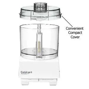 Custom 11 Cup Food Processor With 625-Watt Motor and Extra-Large Feed Tube allows, Included for Even More Versatility, White