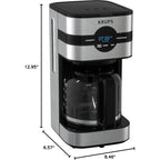 Simply Brew Stainless Steel Drip Coffee Maker 10 Cup 900 Watts Digital Control, Coffee Filter, Drip Free
