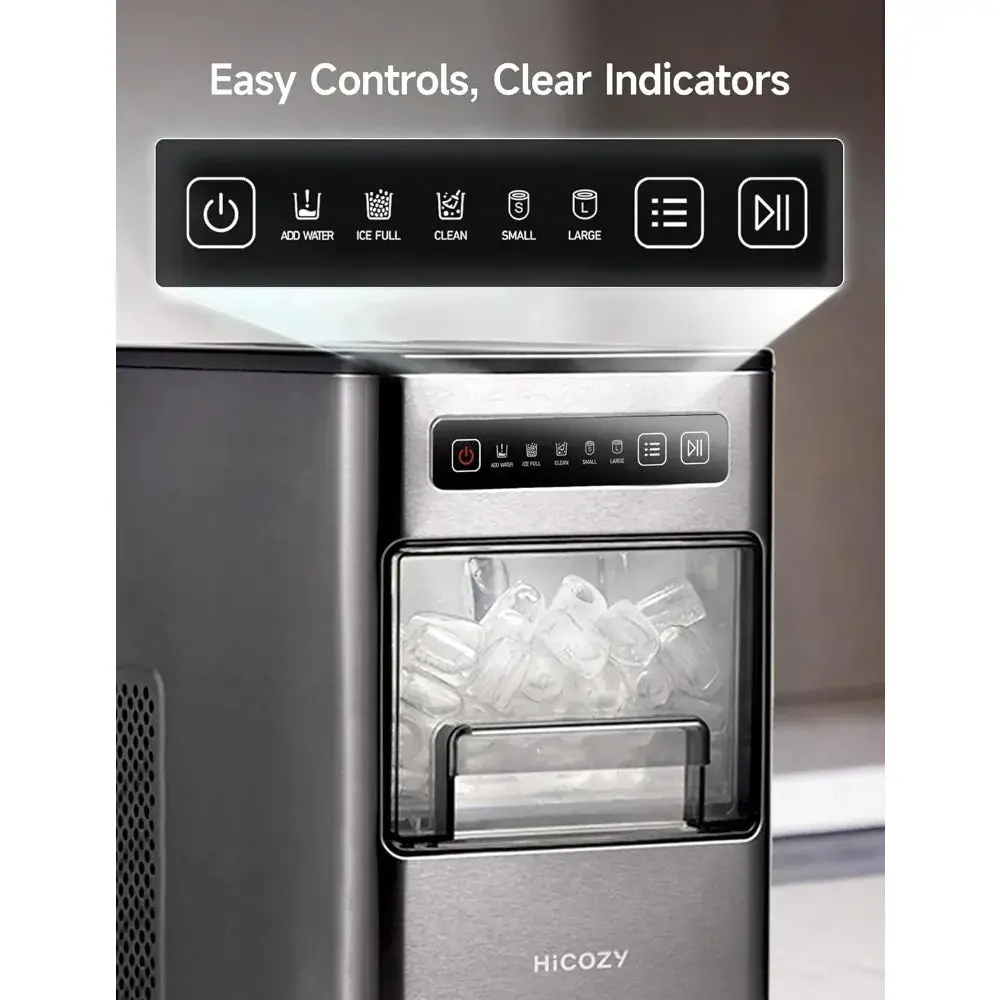 Countertop Ice Maker, Ice in 6 Mins, 24 lbs/Day, Portable & Compact Gift with Self-Cleaning, for Apartment/Kitchen/Office/RV