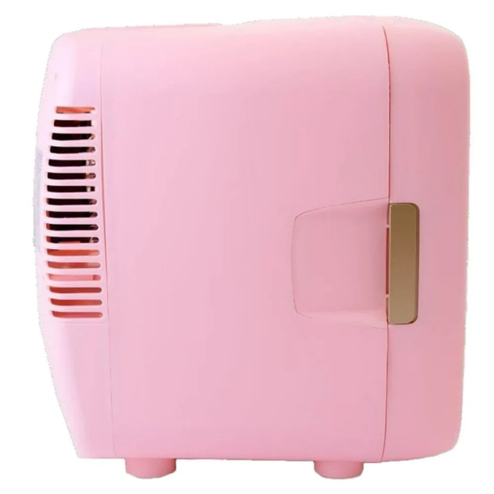 Retro 12-puszkowa mini chłodziarka do napojów/pielęgnacji skóry, mieści 12 puszek lub 9 litrów, termoelektryczny system chłodzenia, czarna
