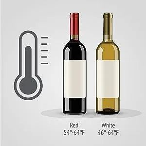 12 Bottle Red and White Wine Thermoelectric Wine Cooler/Chiller, Countertop Wine Cellar with Digital Temperature Display, Black