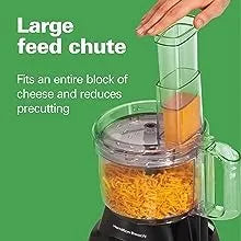 Food Processor & Vegetable Chopper for Slicing, Shredding, Mincing, and Puree, 8 Cup, 2 Speeds Plus Pulse and 450 Watts, Black