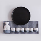 Sake Kleine Sake Fles Wijnset, Witte Wijn Gele Wijnglas, Gedistilleerde Glazen Wijndispenser - Walfos® Kitchenware