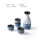 Sake Set Wine Warmer Household Cup Ceramic - Walfos® Kitchenware
