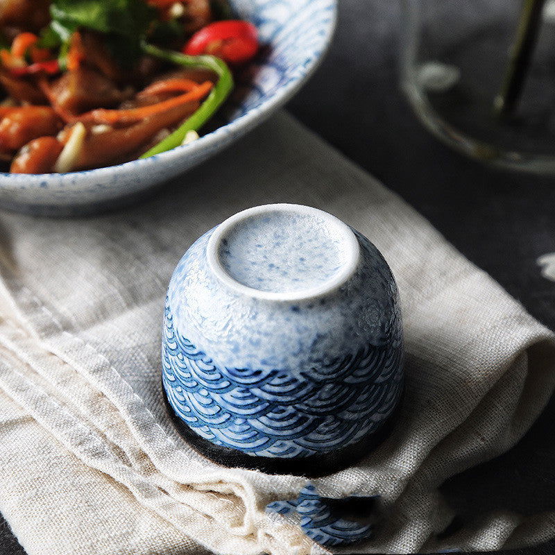 Sake Set Wine Warmer Household Cup Ceramic - Walfos® Kitchenware