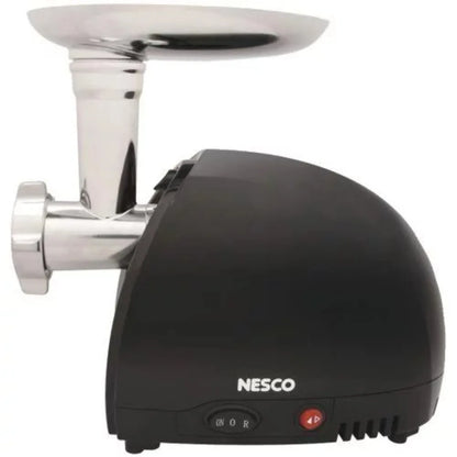 500-Watt Powerful Automatic Meat Grinder for Household Use, Black, with Three stainless steel grinding plates