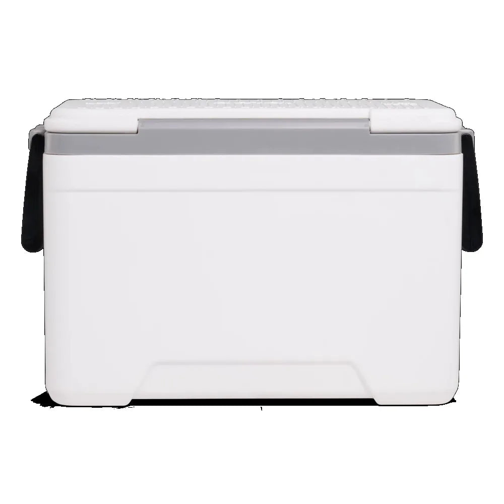 Морський термоохолоджувач з твердими стінками 25 QT, білий (10,46" x 20,56" x 13,06"), ультрафіолетові інгібітори запобігають пошкодженню від сонця, вміщує до 36 банок