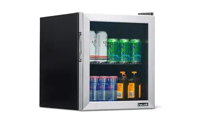 Mini Fridge Beverage Refrigerator and Cooler, Up To 60 Cans, Cools to 37 Degrees Perfect For Beer, Wine, Soda, and Pop