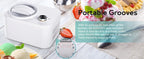 1 Quart Auto Ice Cream Maker with Compressor, No Pre-freezing, 3 Modes Gelato Maker, Keep Cool Function, Frozen Yogurt Machine