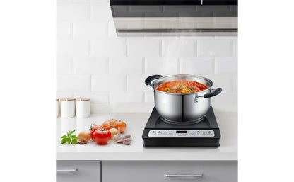 1800W Digital Electric Portable Induction Cooktop Countertop Burner, with 8 Power & Temperature Settings & 180 Mins Timer Auto