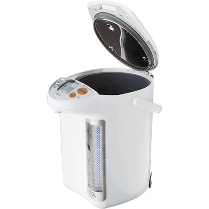 Micom Water Boiler and Warmer. Easy-to-clean nonstick interior, 169 oz/5.0 L, White, Four temperature settings, Household