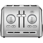 Toster 4-Slice Custom Select Toster ze stali nierdzewnej do tostów chlebowych Sprzęt kuchenny Kuchnia Dom