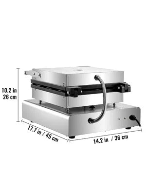 Electric Donut Maker, 9 Holes Commercial Donut Machine, 2000W, Double-Sided Heating, with Non-stick Teflon Coating